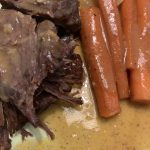 Pot Roast With Madeira Sauce, Roasted Potatoes, Carrots and Onions | Dishin' With Darla