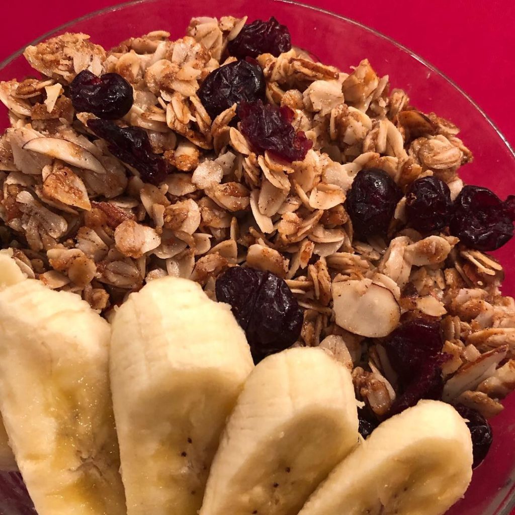 Harvest Granola With Dried Cranberries And Almonds | Dishin' With Darla