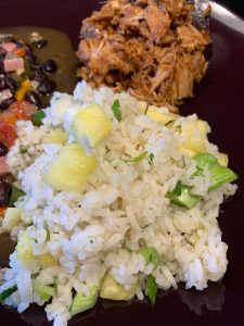 Pineapple Cilantro Rice | Dishin' With Darla