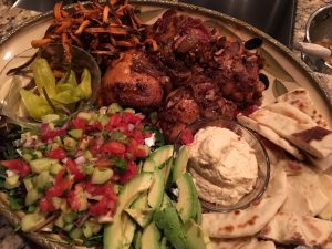 Chicken Shwarma Platter With Tomato & Cucumber Salad | Dishin' With Darla