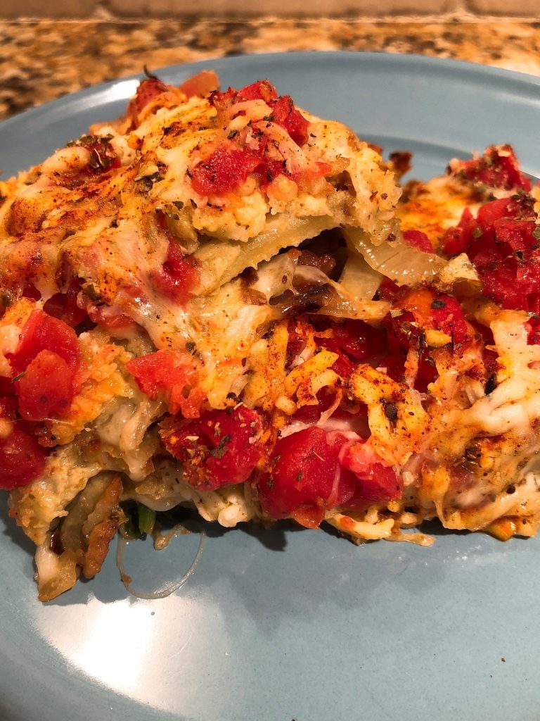 Crustless Eggplant Deep Dish Pizza | Dishin' With Darla