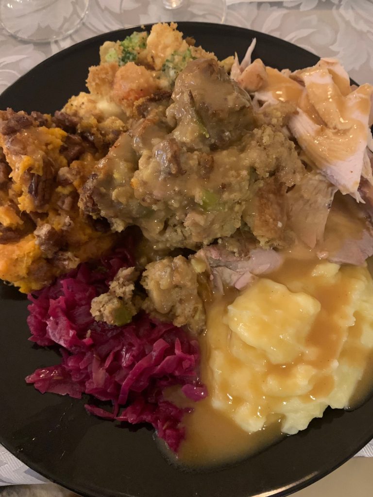 Turkey Stuffed with Cornbread Dressing and Gravy | Dishin' With Darla